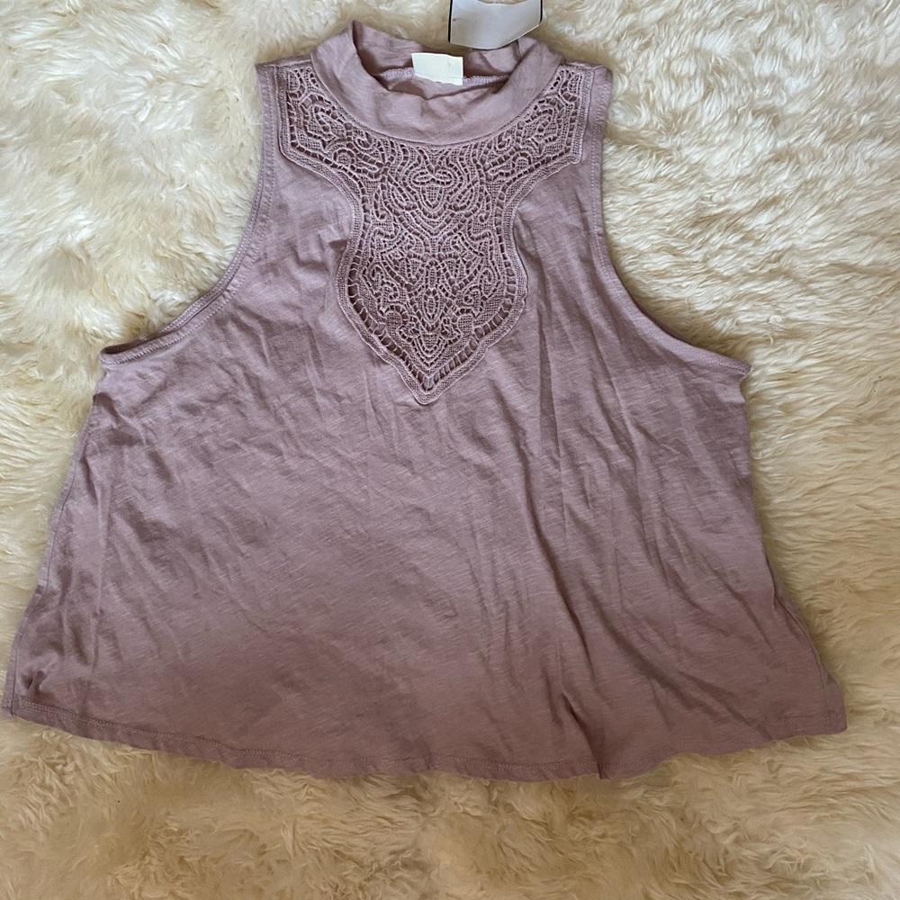 Lilac sleeveless top